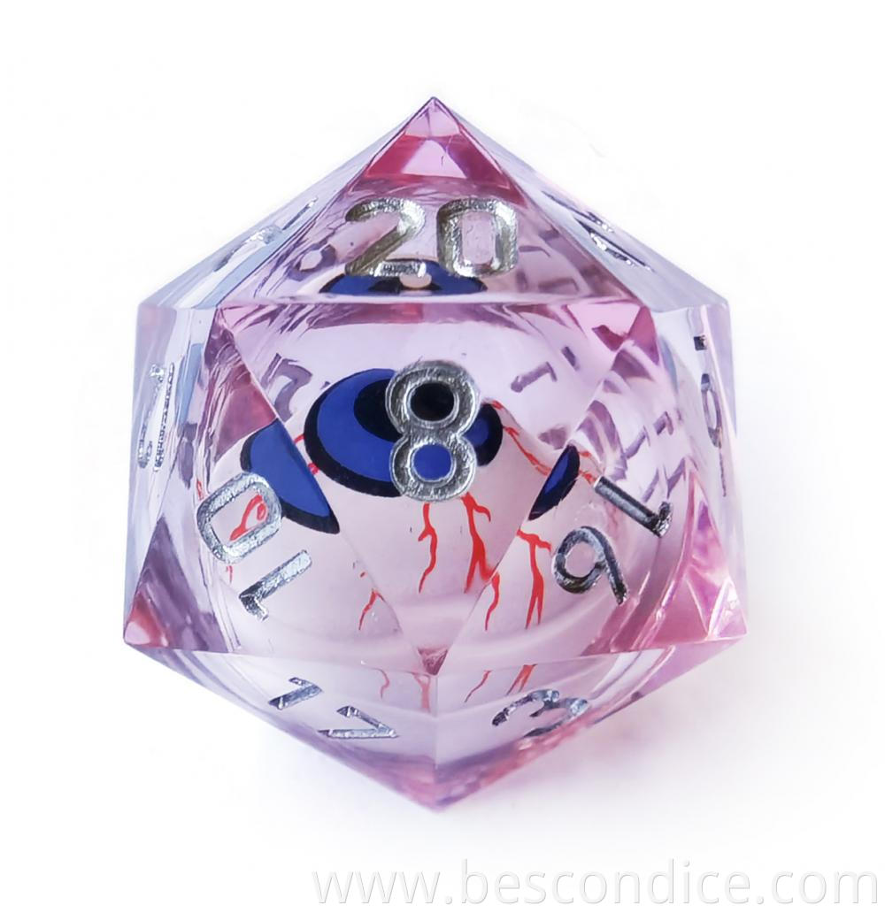 Rolling Eye Polyhedral Dice D20 1